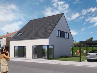 Deze stijlvolle nieuwbouwwoning is gelegen in de <strong>Zevekotestraat 32 te Gistel, Zevekote</strong>. Door de praktische indeling en vele raampartijen geniet u van optimaal wooncomfort en veel natuurlijk licht.<br /><br />De indeling van deze woning is als volgt:<br /><u>Gelijkvloers:</u>
<ul>
<li>Inkomhal</li>
<li>Leefruimte</li>
<li>Eetruimte met open keuken</li>
<li>Berging met aansluiting wasmachine</li>
<li>Apart toilet</li>
<li>Bureau-/bergruimte</li>
</ul>
<u>Eerste verdieping:</u>
<ul>
<li>3 volwaardige slaapkamers</li>
<li>Apart toilet</li>
<li>Badkamer met bad en inloopdouche</li>
</ul>
<br />De woning bevindt zich momenteel nog in afwerkingsfase, maar kan reeds bezocht worden. Afhankelijk van de voortgang van de werken zijn bepaalde afwerkingskeuzes nog bespreekbaar, zodat u de woning gedeeltelijk naar eigen smaak kunt personaliseren.<br /><br />Contacteer ons gerust voor meer informatie of een bezoek ter plaatse!