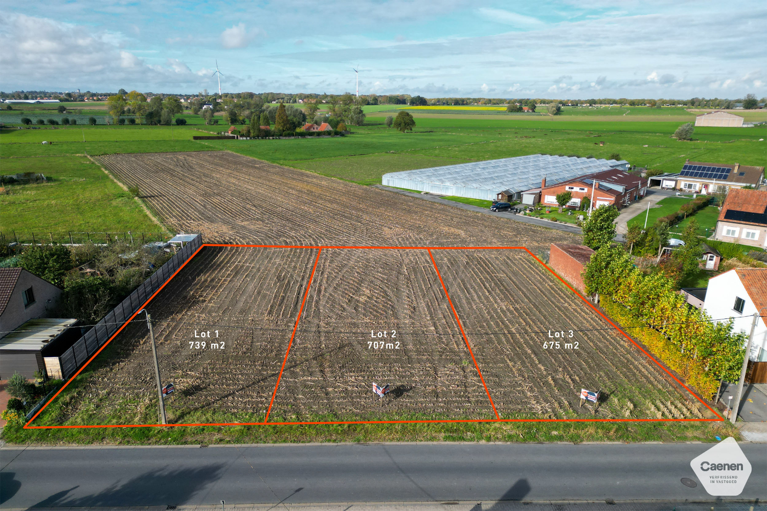 Mooi perceel voor open bebouwing op landelijke ligging – Ruddervoorde - foto 1