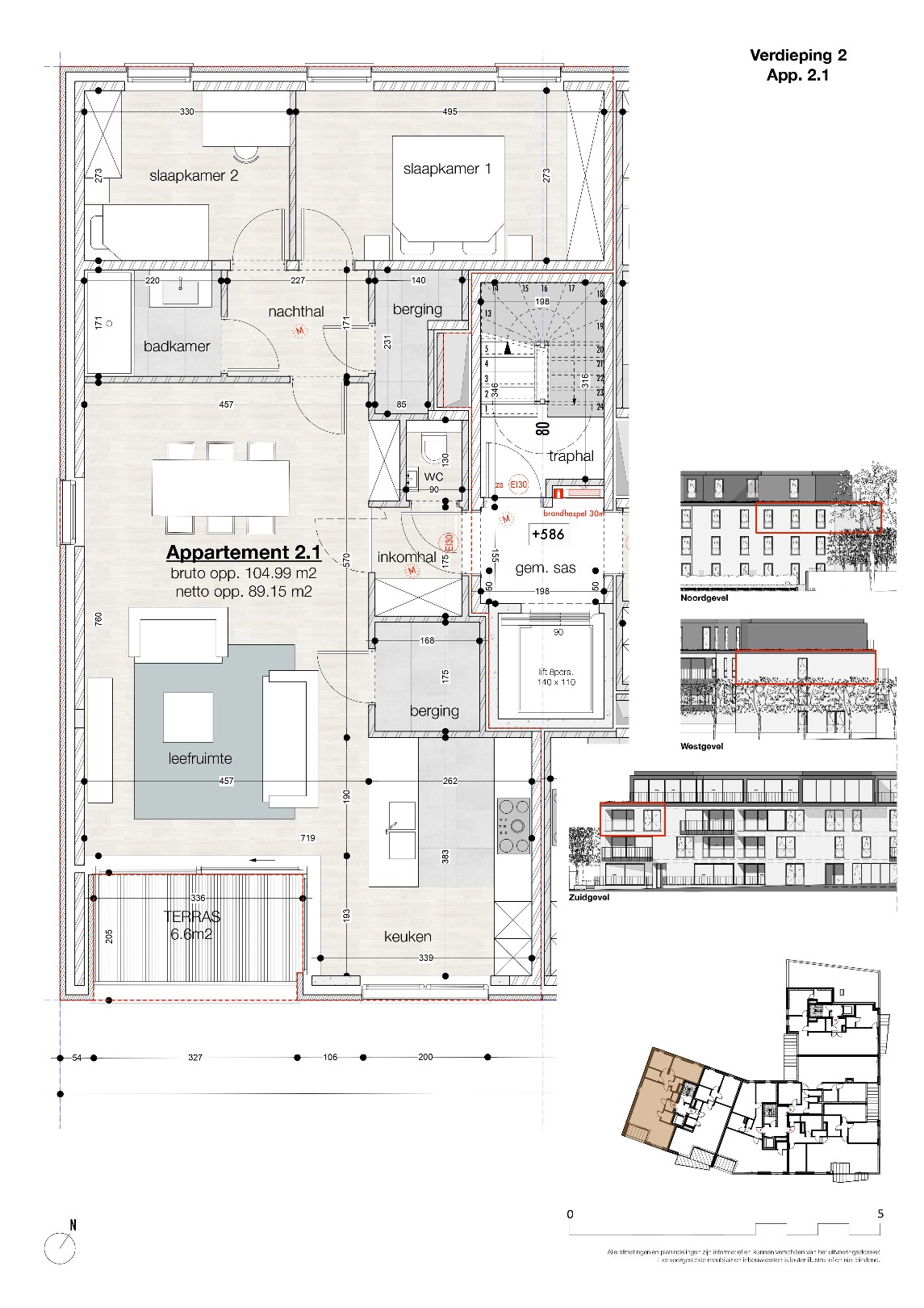 Appartement à vendre à Zwevegem avec 2 chambres - photo 2