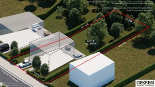Perceel bouwgrond voor open bebouwing met een oppervlakte van ± 7a 80ca. Perceelbreedte: 19,60m. Bouwbreedte: ± 10,47m. Lot 2 uit een...