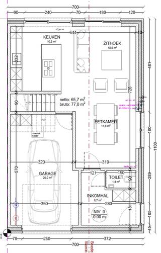 <p><span>Moderne gezinswoning gelegen in het rustige project Veldzicht.</span></p><p><span><br />Het gelijkvloers verwelkomt je met een inkomhal en gastentoilet, een garage en een open leefruimte met zithoek, eetkamer en keuken. De grote ramen zorgen voor een aangename lichtinval en een prachtig uitzicht op de achterliggende weide.</span></p><p><span><br />Op de eerste verdieping vind je een nachthal, apart toilet, drie slaapkamers, een bergruimte met aansluiting wasmachine en droogkast en een badkamer met ligbad, douche en dubbele wastafel.</span></p><p><span><br />Deze woning is voorzien van zonnepanelen (4500 Wp), een warmtepomp gekoppeld aan vloerverwarming, ventilatiesysteem en regenwaterrecuperatie. Beslis tijdig en pas de woning naar jouw eigen wens aan!</span></p><p><span> </span></p><p><span>*Project Veldzicht is momenteel in opbouw. Verkoop onder de Wet Breyne (12% registratierechten op de grond, 21% btw op de constructie).</span></p><p><span> </span></p><p><span>Interesse in deze woning? Contacteer ons op 016 15 31 15 of info@immolivit.be</span></p>