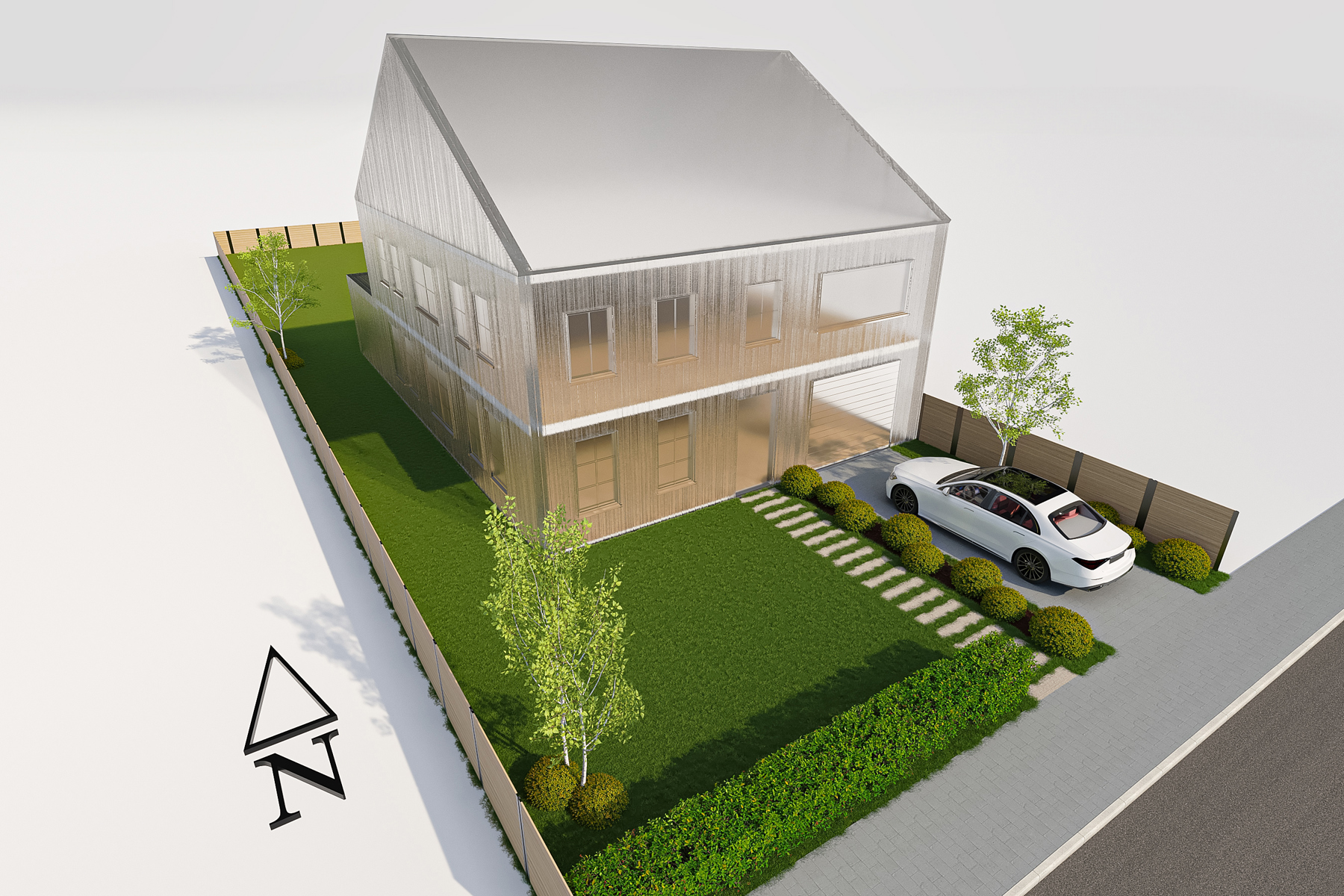 Bouwgrond van 17a 51ca voor halfopen bebouwing - foto 1