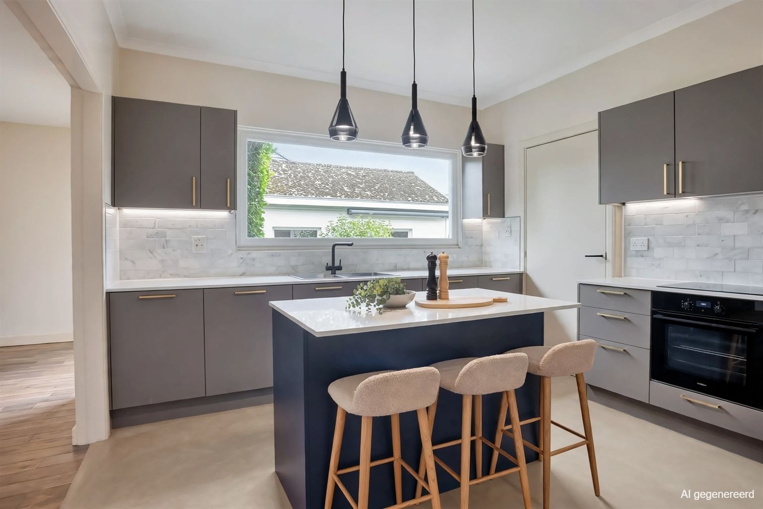 Charmante, gelijkvloerse woning met 3 slaapkamers, vrijstaande garage en uitzonderlijk ruime, zuidgerichte tuin op een prachtig perceel van 21a38ca in Oudsbergen. - foto 5