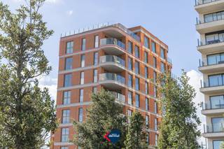 Vivez dans un lieu exceptionnel et vivez en paix. Profitez-en sur la terrasse ou depuis le magnifique espace de vie grâce à la vue exclusive sur Central Park @Sea, à laquelle vous avez facilement accès. Cet appartement lumineux de deux chambres à coucher est situé au 6° étage. Vivre dans le luxe, mais avec le souci du détail et de l'écologie, c'est vivre dans la résidence Baelskaai 26. Le bâtiment présente une structure contemporaine, qui se retrouve à l'intérieur comme à l'extérieur. Pour votre confort, des places de stationnement souterrain et en surface sont disponibles avec un accès immédiat au bâtiment. Même après une promenade à vélo, vous pouvez garer votre vélo dans le local à vélos situé au rez-de-chaussée. Contactez-nous pour plus d'informations sur la vie dans cette résidence de luxe.