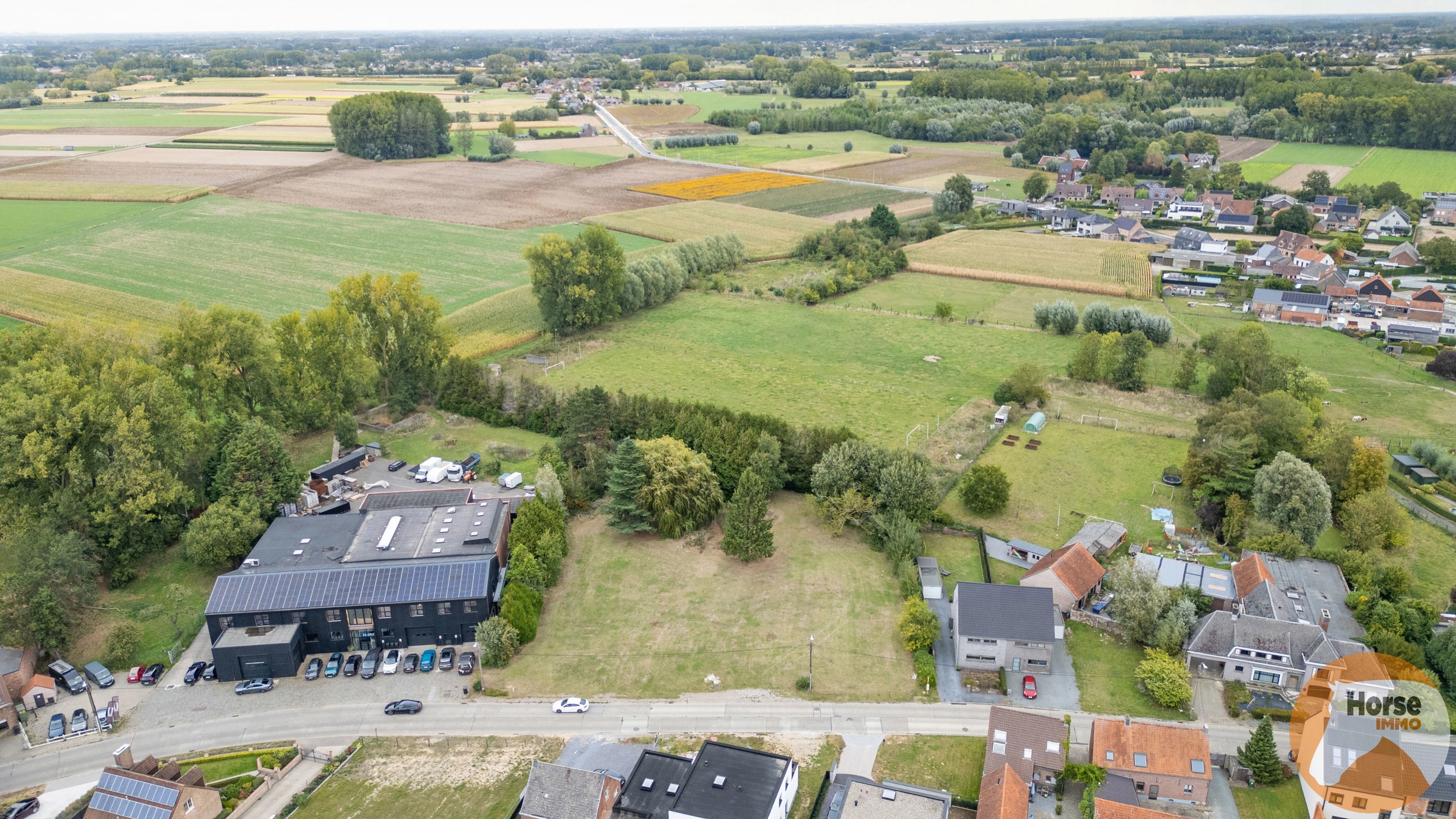 BAVEGEM- Bouwgrond (lot 1) voor halfopen bebouwing met weide - foto 3