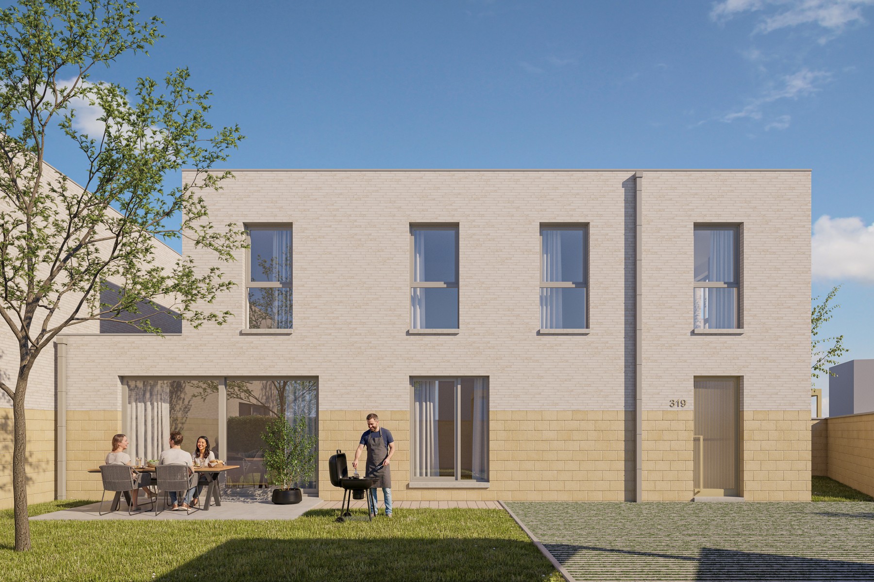 LOT 318 Moderne halfopen energiezuinige woning (136 m²) met 3 slaapkamers - foto 5