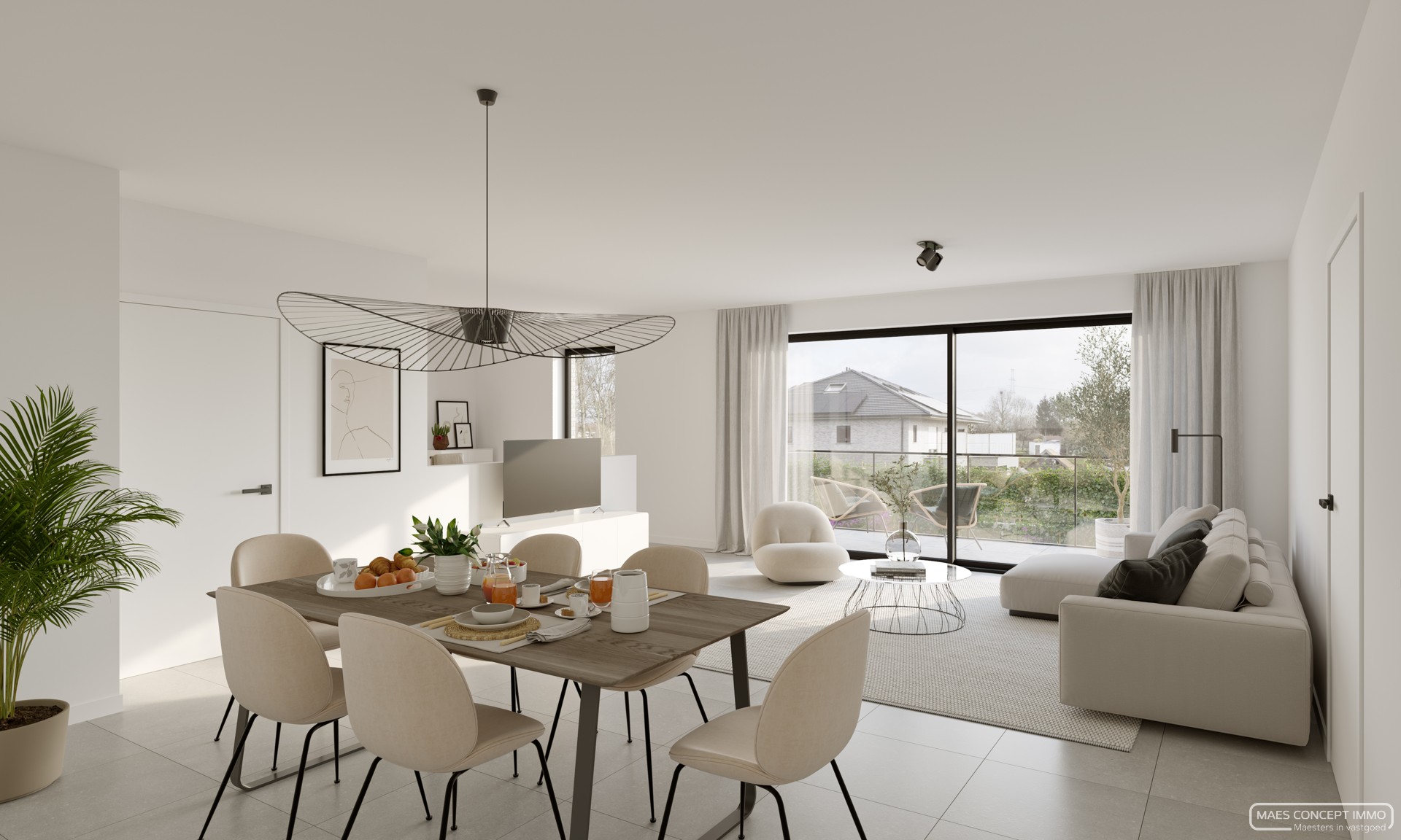 Penthouse 130 m2 met 2 ruime terrassen in centrum Anzegem - foto 3