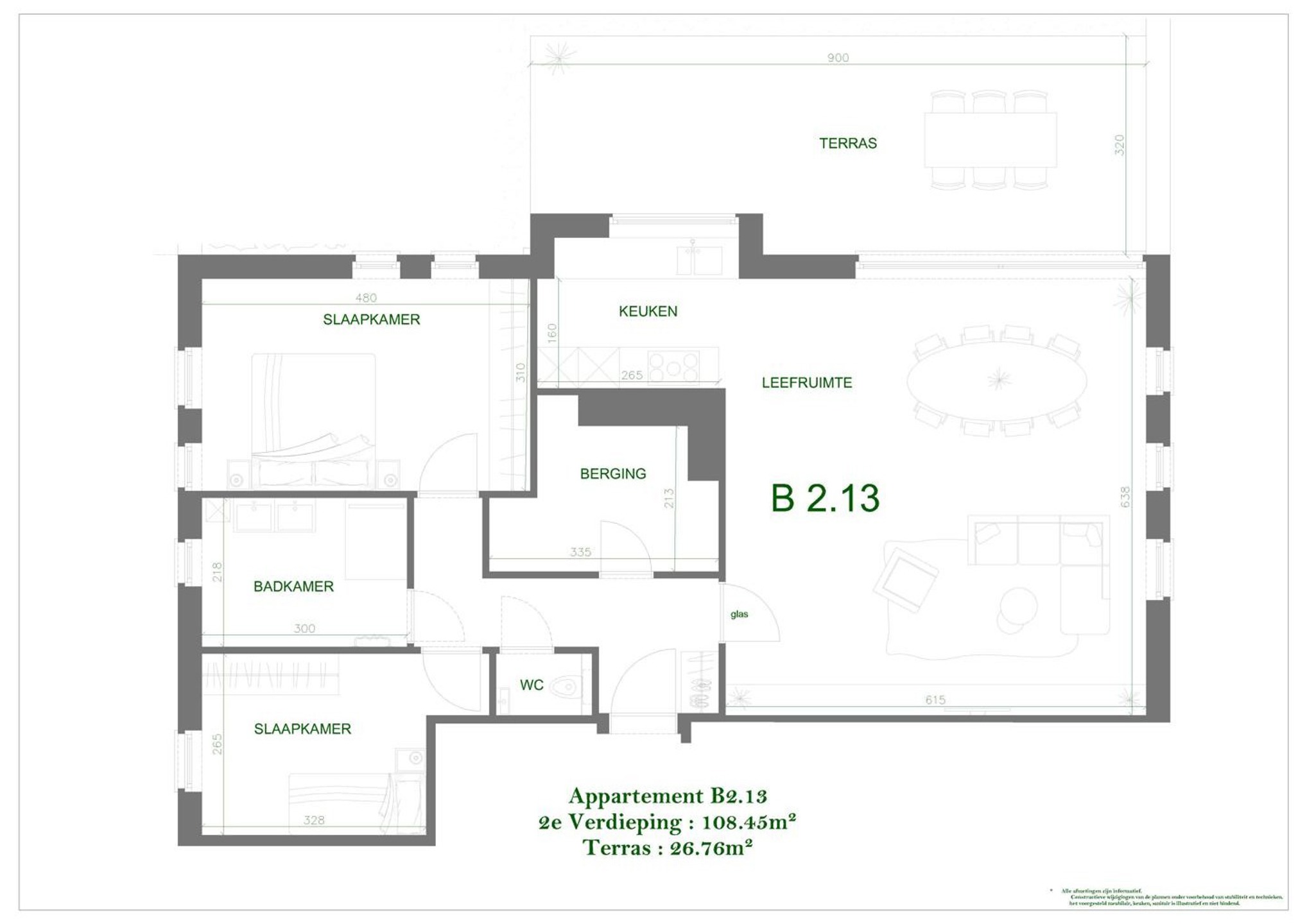 Mechelen 2de verdieping - appartement B2.13 - foto 5