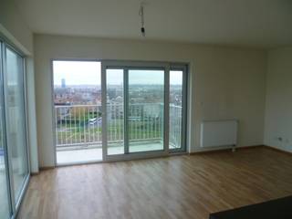 MOLENBEEK-SAINT-JEAN, quartier Mettewie, situé au 6e étage d'un immeuble récent (2010), bel appartement de ± 90m² en bon état général avec terrasse...