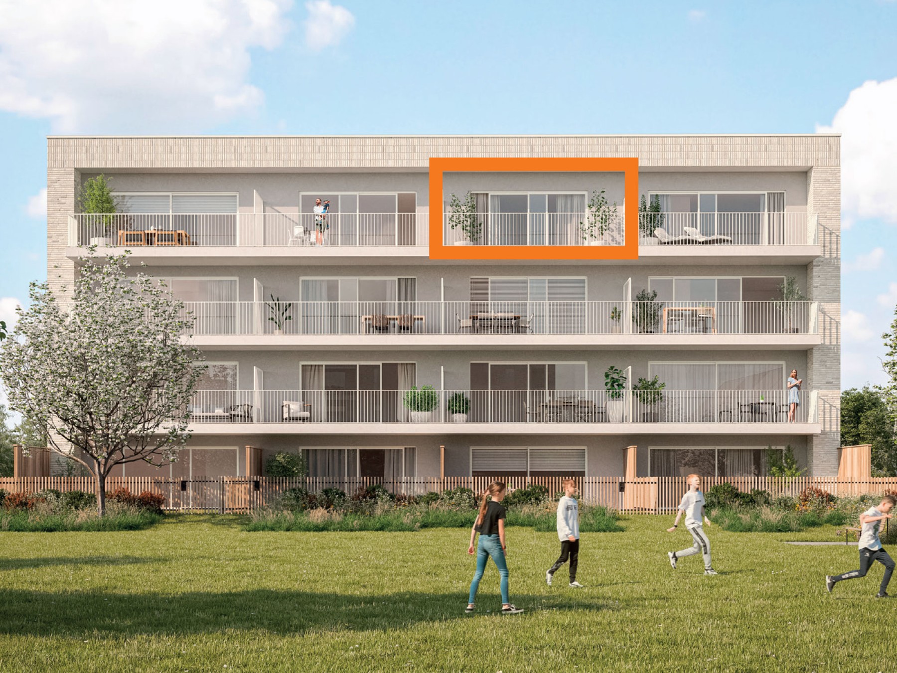 Lot 55 App 3.A2 Penthouse met 2 slaapkamers &amp; 15 m² terras (87 m²) - foto 1