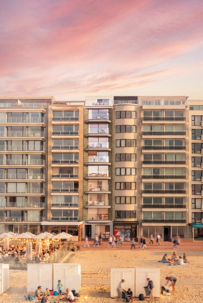 Nieuwbouwappartement met frontaal zeezicht in Residentie Comtus - foto 2