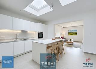 Clabecq, aux portes de Bruxelles, superbe projet de 2 unités dont une unité déjà construite et récemment rénovée. Au rez de chaussée : grand...