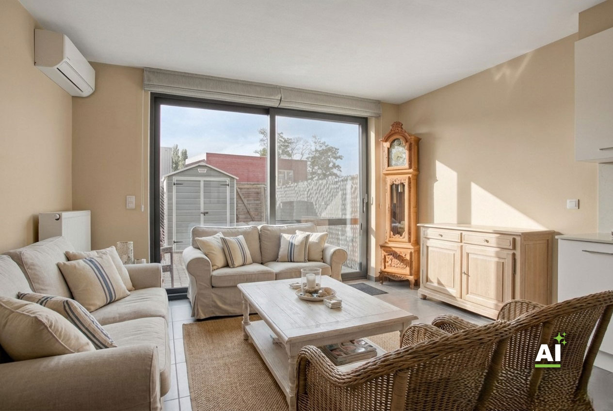 Gelijkvloers appartement met tuin gelegen te Oostnieuwkerke - foto 5