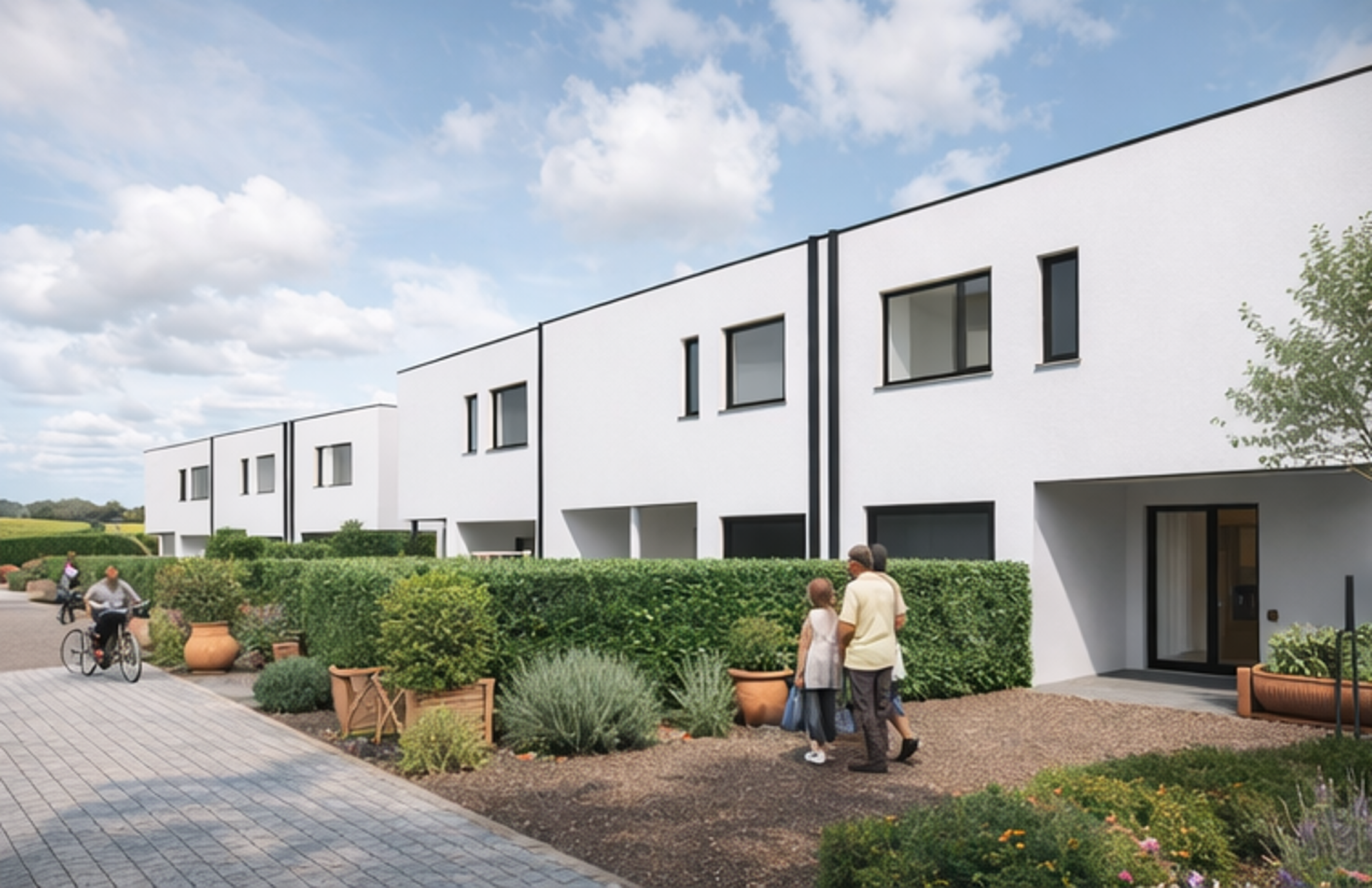 Nieuwbouwwoningen met 3 slpk en tuin in Lede! - foto 1