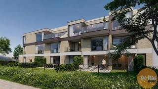 AALST – Dit nieuwbouwappartement van 88 m² maakt deel uit van het project ELVIRE, een kleinschalige residentie van acht appartementen. <br /><br />Het project is gelegen in een groene randomgeving, op korte afstand van het centrum van Aalst. Deze woonst bevindt zich op het gelijkvloers (0.2) en beschikt over een terras van 18 m² en 70 m² tuin. Het telt twee slaapkamers en een leefruimte van 38 m² met een open keuken.<br /><br />De volledige binnenafwerking: waaronder keuken, vloerbekleding en badkamer kan nog door de koper worden bepaald. <br /><br />Het gebouw wordt ontwikkeld met aandacht voor energiezuinigheid: dankzij vloerverwarming met warmtepomp, aluminium schrijnwerk en ventilatiesysteem D. <br />In de ondergrondse verdieping zijn een gemeenschappelijke fietsenstalling en 11 autostaanplaatsen voorzien. De parkeerplaatsen kunnen afzonderlijk worden aangekocht aan 25.000 euro per staanplaats.<br /><br />De oplevering is voorzien tegen Q1 2027. Dit appartement kan, mits voldaan aan de voorwaarden, worden aangekocht aan het verlaagde btw-tarief van 6%.<br /><br />Bent u op zoek naar een nieuwbouwappartement met tuin op een centrale locatie? <br />Inkijk bouwplannen en bespreking dossier op kantoor na afspraak: 053/60.65.60<br />