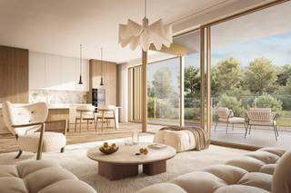 <p>Parkzicht Loveld is een stijlvol woonproject in het hart van Aalter, waar moderne architectuur, duurzaam wonen en een unieke ligging samenkomen. Het project bestaat uit twee vrijstaande gebouwen die ondergronds met elkaar verbonden zijn. Gebouw Vita beschikt over een Medisch Centrum op het gelijkvloers en acht comfortabele tweeslaapkamerappartementen op de verdiepingen. Gebouw Nova biedt elf kwalitatieve appartementen, waaronder drie op het gelijkvloers, vier op de eerste verdieping en vier op de bovenste verdieping. De grote raampartijen zorgen voor overvloedig daglicht en de leefruimtes vloeien naadloos over in zonovergoten terrassen. De ligging is uitzonderlijk: op wandelafstand van het bruisende marktplein met winkels, horeca en diensten, én tegelijk grenzend aan het rustige Loveld en een uitgestrekt parkgebied. Hier geniet je van de dynamiek van het dorpsleven én de kalmte van de natuur. Parkzicht Loveld is bovendien een toekomstgericht project dat inzet op duurzaamheid. Dankzij een geothermische warmtepomp wordt het gebouw CO₂-neutraal verwarmd en passief gekoeld. In combinatie met zonnepanelen zorgt dit voor een gunstig E-peil en een aangenaam binnenklimaat, zowel in de zomer als winter. Parkzicht Loveld is de ideale keuze voor wie comfortabel, energiezuinig en rustig wil wonen, zonder in te boeten aan bereikbaarheid en voorzieningen. Contacteer ons voor meer informatie!</p>