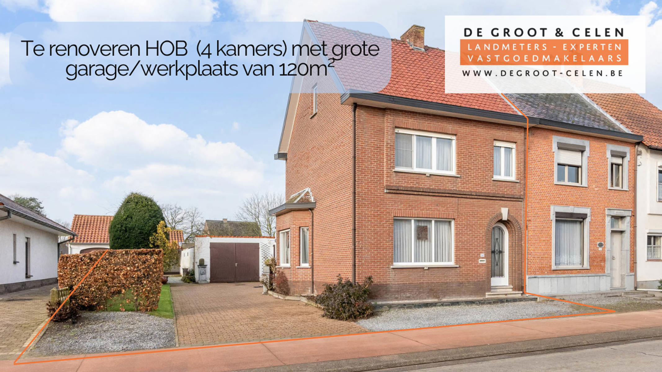Te renoveren HOB op 4a90ca met 120m² garage/werkplaats - foto 2