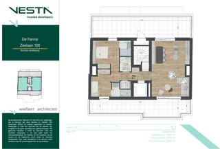 Deze penthouse (90 m2) met 2 slaapkamers met rondom terras (70 m2) in centrum de Panne, gelegen op de 8ste verdieping. <br />Door de vloerverwarming en duurzame technieken zoals geothermie, zorgt voor hedendaags wooncomfort. Dankzij de centrale ligging geniet je van alle voorzieningen in de buurt — van winkels en horeca tot ontspanning aan zee — terwijl je toch kunt genieten van rust en zeebries.<br /><br />Dit appartement is gelegen in residentie ZLN100 is een kleinschalig en stijlvol nieuwbouwproject op 5min. wandelafstand van het strand en de zeedijk. <br />Het project omvat 14 hoogwaardige appartementen met moderne architectuur, efficiënte indelingen en comfortabele afwerking, aangevuld met 2 commerciële ruimtes op het gelijkvloers. <br /><br />Mogelijkheid tot verlaagd btw-tarief (6% onder voorwaarden). Ideaal als tweede verblijf aan zee of als investering!<br /><br />Benieuwd naar het verkoopplan of meer informatie? Contacteer Marie (0469 66 49 11 of marie@vestadevelopment.be).