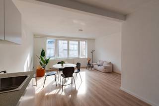 Lichtrijk én energiezuinig 1 slpk appartementGelegen in een rustige enkelrichtingstraat, met winkels en openbaar vervoer op wandelafstand, geniet dit...