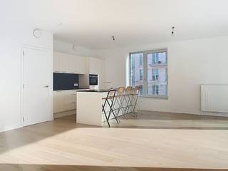 Tour & Taxis - Dit prachtige appartement van 125 m² is gelegen op de 5de verdieping van een recent opgeleverd gebouw aan het kanaal, vlak naast Tour...