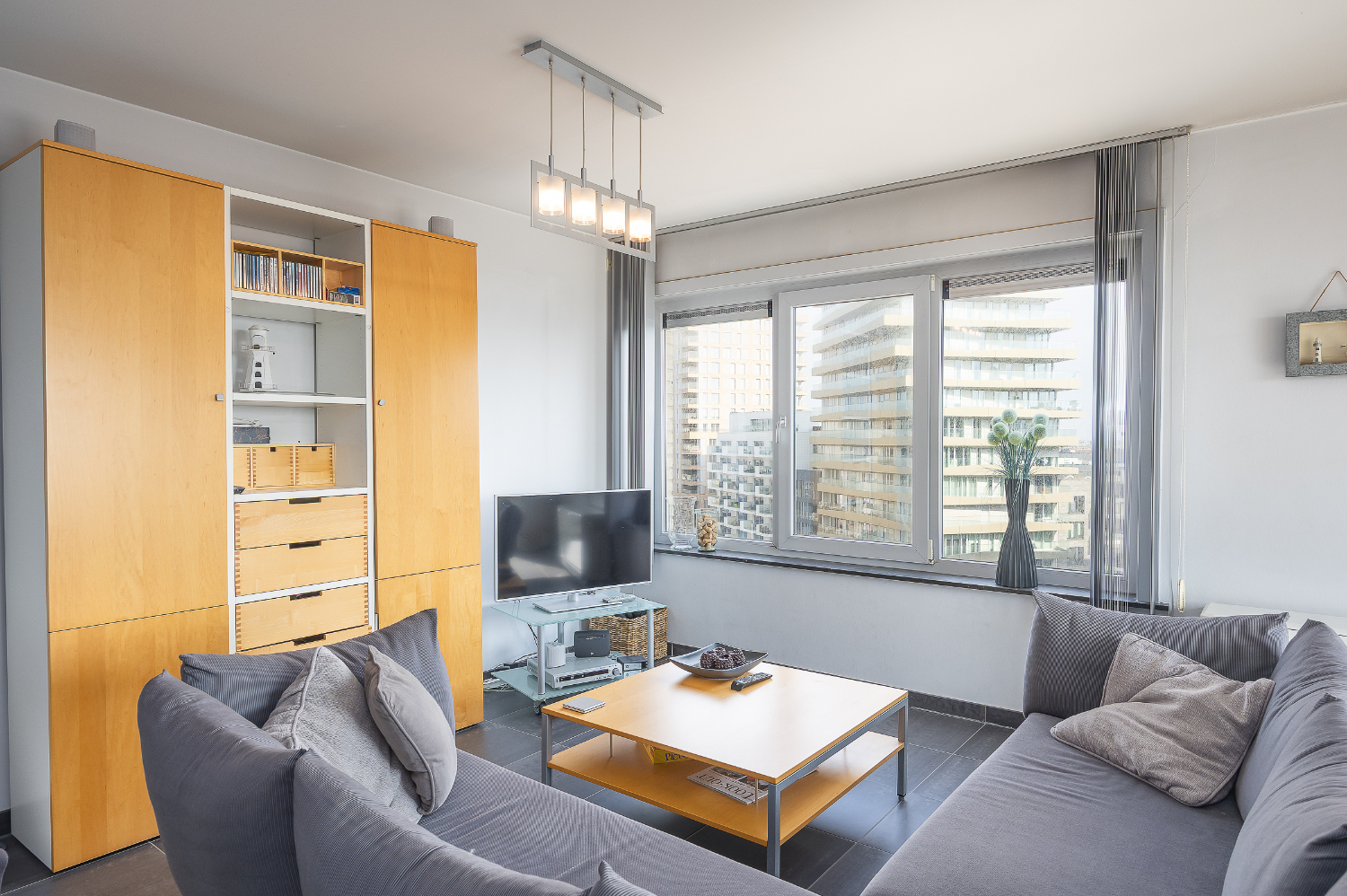 Penthouse op steenworp van het strand met panoramisch zicht - foto 1