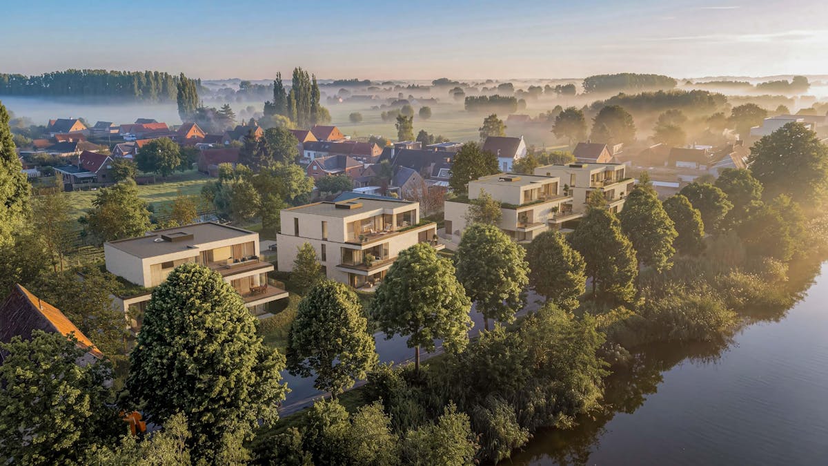 Prachtig nieuwbouw woongelegenheid aan het kanaal in Bellem - foto 5