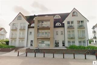 Gesloten box in de residentie Vroege Zonne in het centrum van het Zoute..