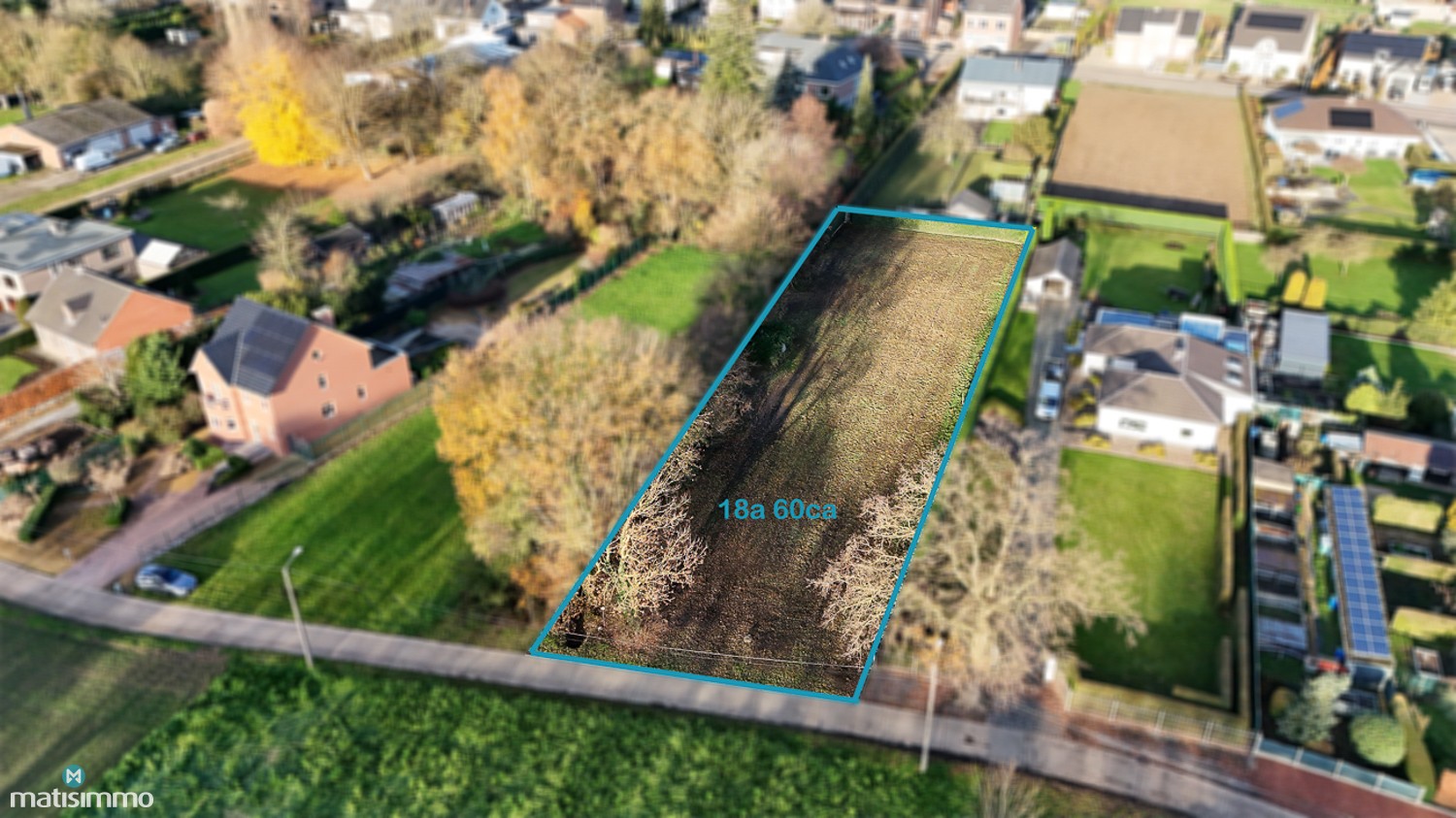 RUIME BOUWGROND VAN 18A 60CA VOOR OPEN BEBOUWING TE LANAKEN - foto 2