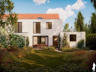 <p><strong>Thuiskomen in het hart Van Oud-Turnhout</strong><br />Rustig en energiezuinig wonen, met een zonnige tuin én het gezellige dorpscentrum op wandelafstand? Aan de Taxandriastraat verrijst een kleinschalig project met twee halfopen en twee gesloten woningen. Hedendaagse architectuur, comfort en een persoonlijke afwerking staan centraal.</p>
<p>Deze halfopen woning wordt gebouwd op een zuidwest georiënteerd perceel van 642m², ideaal om van de middag- en avondzon te genieten.</p>
<p>De vier bouwpercelen vormen vandaag nog één geheel. De bestaande woning wordt voorafgaand aan de realisatie afgebroken, waardoor de constructiewaarde onder bepaalde voorwaarden aan 6% btw kan worden aangekocht. <br /><br /><strong>Hedendaags ontwerp met licht en ruimte</strong><br />De inkomhal beschikt over een gastentoilet en ruimte voor een vestiaire. De L-vormige leefruimte geniet dankzij de raampartijen aan drie zijden van bijzonder veel daglicht. De leefkeuken bevindt zich aan de tuinzijde en sluit rechtstreeks aan op het terras.</p>
<p>Verder zijn er een ruime garage, berging en wasplaats, bereikbaar via zowel de oprit als de tuin.</p>
<p>Op de eerste verdieping bevinden zich een hoofdslaapkamer met ensuite dressing aan de tuinzijde en twee volwaardige slaapkamers aan de voorzijde. De ruime badkamer biedt plaats aan een ligbad, inloopdouche en dubbele wastafel. Het toilet bevindt zich afzonderlijk op de nachthal.</p>
<p>Een vaste trap leidt naar de tweede verdieping van circa 35 m², met een technische berging en praktische zolderruimte.<br /><br />De tuin wordt netjes aangelegd (inclusief robotmaaier), omheind, en is langs de achterzijde bereikbaar via een pad en poortje. <br /><br /><strong>Uw woning, uw woonwensen </strong><br />Omdat de omgevingsvergunning nog niet werd aangevraagd, stapt u op een interessant moment in. Binnen de technische, stedenbouwkundige en architecturale mogelijkheden is nog inspraak in de indeling. Zo kunt u uw toekomstige thuis mee vormgeven volgens uw persoonlijke wensen.<br /><br /><strong>Vraagprijs en lanceringsvoorwaarden</strong><br />De vraagprijs bedraagt € 525.000, waarvan € 180.000 grondwaarde. Op de grondwaarde zijn 12% verkooprechten verschuldigd. Op de constructiewaarde betaalt u 6% of 21% btw, afhankelijk van uw persoonlijke situatie en de wettelijke voorwaarden. Op onze website kan u beide berekeningen downloaden. <br /><br /><strong>Compleet en energiezuinig afgewerkt </strong><br />Het lastenboek kunt u downloaden via onze website. De belangrijkste voorzieningen en afwerkingsbudgetten, exclusief btw, zijn:</p>
<ul>
<li>sanitair: € 7.000;</li>
<li>keuken: € 12.500;</li>
<li>vloeren: handelswaarde € 60/m²;</li>
<li>wandbetegeling douche: handelswaarde € 40/m²;</li>
<li>shutters van Mr. Shutter: € 5.000;</li>
<li>E-peil E20 of lager, met E0 als streefdoel;</li>
<li>lucht-waterwarmtepomp met vloerverwarming;</li>
<li>zonnepanelen indien nodig voor het beoogde E-peil;</li>
<li>aluminium buitenschrijnwerk met hoogrendementsbeglazing;</li>
<li>automatische sectionaalpoort;</li>
<li>individueel ventilatiesysteem type D;</li>
<li>aangelegde en omheinde voor- en achtertuin;</li>
<li>aangelegd terras met scheidingsmuur;</li>
<li>robotmaaier, brievenbus en gevelverlichting.</li>
</ul>
<p>U koopt hier een volledig afgewerkte en energiezuinige thuis waarin aan elk dagelijks comfort werd gedacht. Uw aankoop geniet de volledige bescherming van de Wet Breyne. Meer informatie vindt u via www.deboerenpartners.be/wet-breyne</p>
<p><strong>Bouwen met vertrouwen</strong><br />BCR realiseert hoogwaardige en energiezuinige woonprojecten met aandacht voor architectuur, duurzaamheid en comfort. Vanaf de aankoop tot de oplevering begeleidt een vaste klantenbegeleider u bij de afwerkingskeuzes en werfbezoeken. Daarnaast krijgt u 24/7 toegang tot de plannen, financiële overzichten en de actuele stand van de werken. </p>