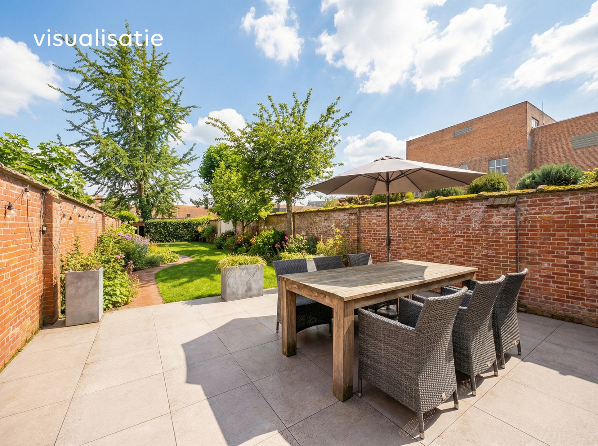 Stadswoning met 5 slpks, garage en tuin. EPC: 195 kWh/m² (B) - foto 5