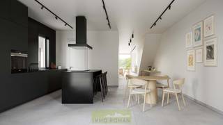 Deze <strong>nieuwbouwwoning</strong> is gelegen in de nabijheid van het centrum van Avelgem, met tal van lokale handelszaken, scholen en openbaar vervoer. Op wandelafstand van de Schelde, kortom een ideale combinatie tussen rust en comfort!<br /><br />Met een<strong> bewoonbare oppervlakte van 180m²</strong>, werd aandacht besteed aan een aangenaam ruimtegevoel gecombineerd met een volledige afwerking met kwalitatieve materialen. <strong>Indeling </strong>gaat als volgt: inkomhal, gastentoilet, berging/wasplaats, woon- en eetkamer met een goed uitgeruste keuken. De bovenverdieping bestaat uit een overloop, een badkamer,<strong> 3 slaapkamers </strong>en berging. Verder geniet deze woning van een volledig omheinde tuin met <strong>aangelegd terras</strong>.<br /><br /><strong>Kenmerken</strong>: Ventilatiesysteem C, regenwater, warmtepomp, zonnepanelen, vloerverwarming, inspraak in materiaalkeuze: sanitaire toestellen, keukenmeubilair, keuken toestellen, vloeren...<br /><br />Prijzen excl. BTW , registratie en andere kosten.<br />Interesse? Contacteer Els 0478 61 64 34 of els@immoroman.be