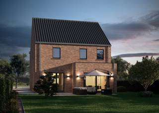 Exemple de maison neuve à construire avec Verelst sur ce beau terrain situé à quelques centaines de mètres de la British School et du Musée...