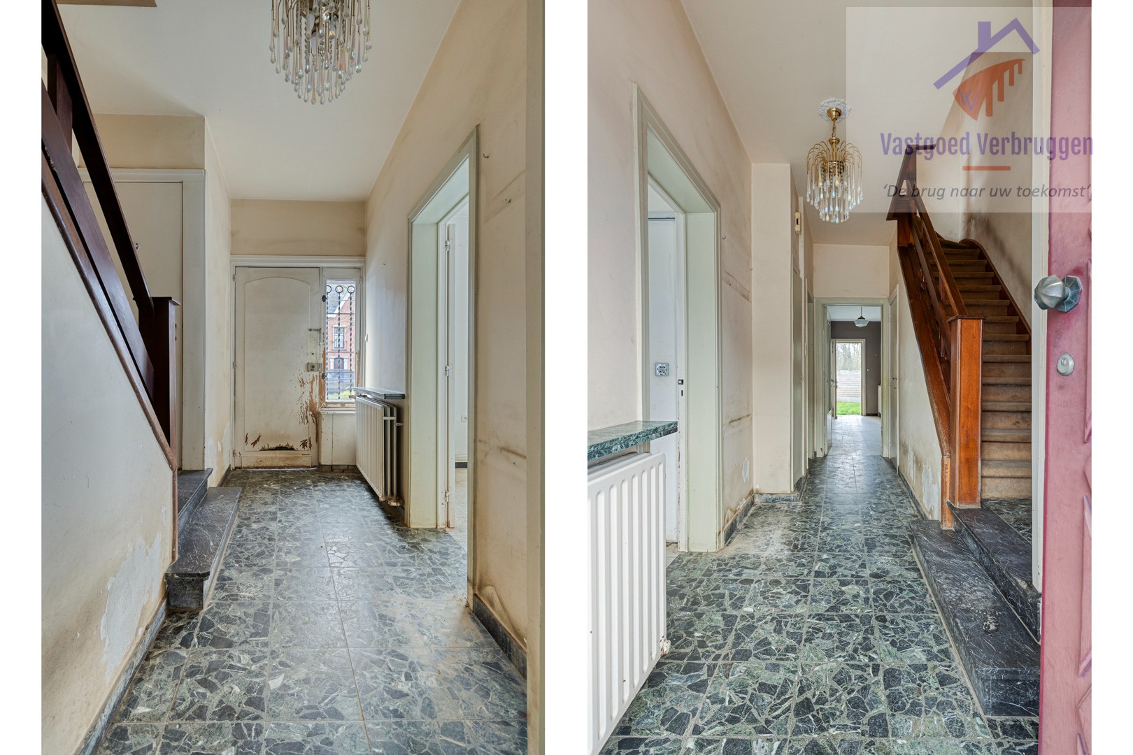 Te renoveren halfopen bebouwing met garage - foto 2