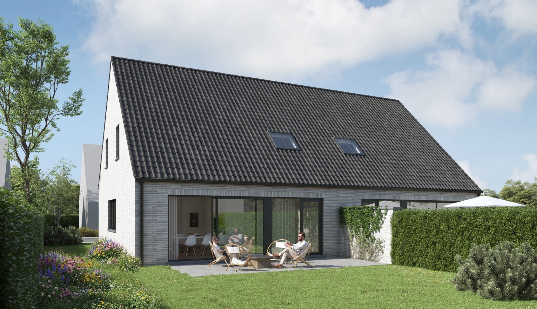 Landelijke nieuwbouwwoning met 3 slaapkamers - foto 1