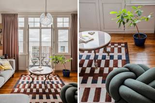 <p></p><p><strong>Sommige appartementen hebben geen grootse gebaren nodig om je te overtuigen. Zoals hier, bijvoorbeeld, op de vierde verdieping van een karaktervol art-decogebouw in de Bouwenstraat. Een plek waar de eigenares jaren met veel plezier heeft gewoond, en dat voel je. De ligging zit goed, met Zurenborg om de hoek, winkels, openbaar vervoer, station Antwerpen-Berchem en belangrijke invalswegen vlakbij. Maar eenmaal boven? Daar lijkt de stad toch net iets verder weg. Hier woon je tussen de daken, met veel licht, verrassend veel rust en een uitzicht dat nooit verveelt. Kom binnen…</strong></p><p><br /></p><p><strong>Een keuken die meteen de aandacht grijpt</strong></p><p>De keuken steelt meteen de show. Het prachtige marmeren werkblad trekt onmiddellijk de aandacht en geeft het appartement een eigen karakter. Geen keuken die zich verstopt, maar eentje die trots deel uitmaakt van het dagelijkse leven.</p><p><br /></p><p><strong>Licht van 's morgens vroeg</strong></p><p>Vooraan ligt de leefruimte: een gezellige plek waar het daglicht rijkelijk binnenvalt. Dankzij de ligging op de vierde verdieping kijk je hier vrij over de omliggende daken uit, zonder inkijk. Het balkonnetje vormt een fijne extra, met de gouden ochtendzon als vaste gast. Koffie, krantje, frisse lucht: meer heb je soms niet nodig.</p><p><br /></p><p><strong>Alles vloeit mooi in elkaar over</strong></p><p>Wat dit appartement zo bijzonder maakt, is de manier waarop de ruimtes in elkaar overvloeien. Geen verloren hoekjes of vreemde overgangen, maar een natuurlijke flow die het geheel groter doet aanvoelen. De houten vloeren brengen warmte, terwijl de mooie herenhuisdeuren herinneren aan het koninklijke karakter van het gebouw.</p><p><br /></p><p><strong>Slapen in alle rust</strong></p><p>Achteraan bevindt zich de ruime slaapkamer. Een rustige plek, weg van de straat, die aansluit op een aparte dressing mét ingemaakte kasten én waar de aansluiting ligt voor wasmachine en droogkast. De ingemaakte kasten werden uitgevoerd in een zachte <em>butter yellow</em>-tint, een zonnige keuze die elke ochtend meteen voor een vrolijke noot zorgt. Daarachter ligt de badkamer. Die is compact en kan een opfrisbeurt gebruiken, wat tegelijk een mooie kans vormt om er helemaal je eigen ding van te maken.</p><p><br /></p><p><strong>Een gebouw met karakter</strong></p><p>Ook buiten het appartement valt er heel wat te beleven. De statige art-decogevel geeft het gebouw een koninklijke uitstraling en ook de trappenhal heeft haar charme behouden, met kleurrijke tegels die meteen sfeer brengen. Bovendien werden zowel het dak als de achtergevel recent geïsoleerd. Handig!</p><p><br /></p><p><strong>Een plek die blijft hangen</strong></p><p>Misschien is het de combinatie van het licht, het uitzicht, de warme materialen en de fijne ligging. Misschien is het gewoon de sfeer. Maar sommige appartementen hebben dat zeldzame talent om meteen vertrouwd aan te voelen. En dit is er zo eentje. Dat beloven we.</p><p><br /><strong>PS: het EPC-attest in van voor de plaatsing van achtergevelisolatie.</strong></p><p></p><p><strong>Verliefd? Info@ugly.be!</strong></p><p><br /></p><p></p><p><br /></p>