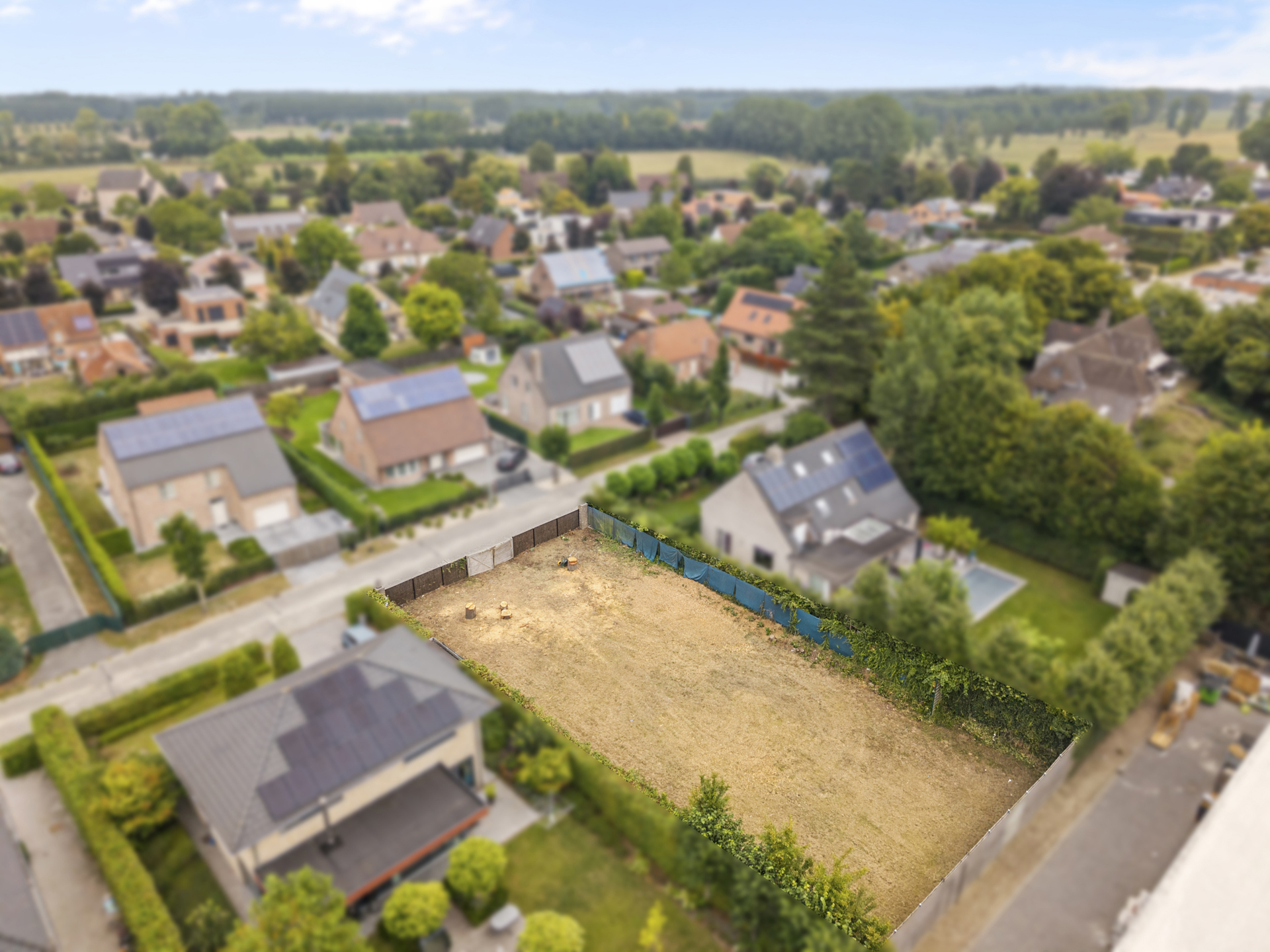 TOPGELEGEN ZUIDGERICHTE BOUWGROND van 802m2! - foto 4