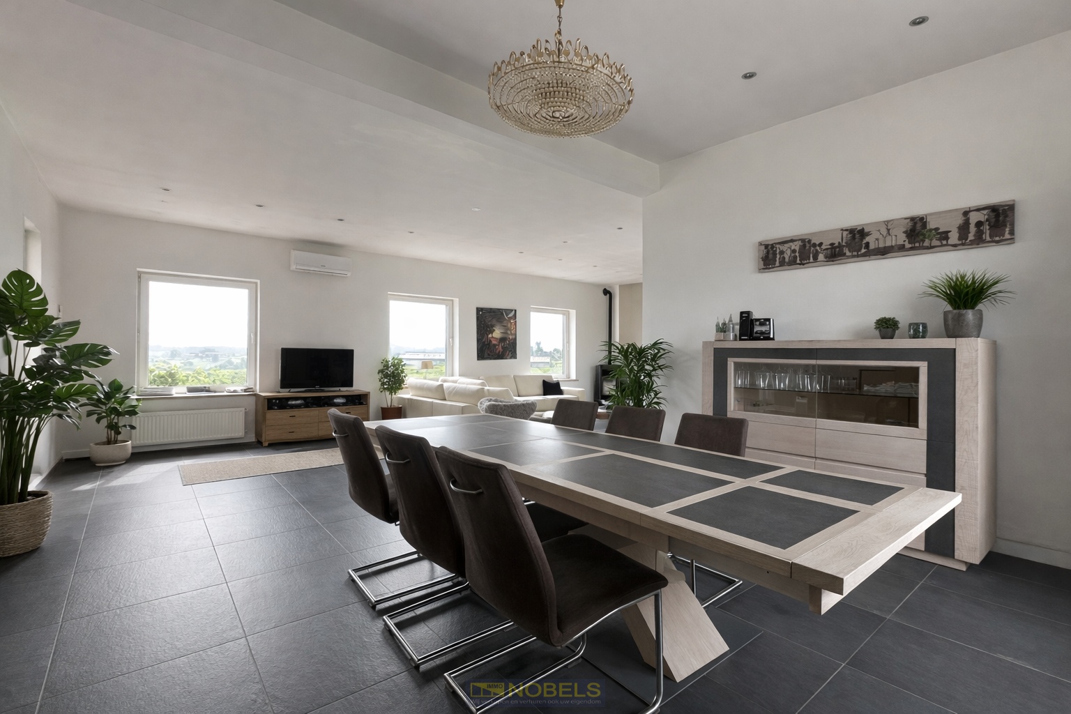 Te koop , multifunctionele eigendom met ruim woongedeelte, handelsruimte en zonneterras op toplocatie in Maarkedal - foto 4