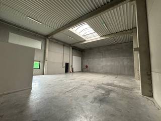 Recente loods van 233m² (unit 05), gelegen in een verzorgde bedrijvenzone met voorliggende parking. Loods toegankelijk via sectionale poort...