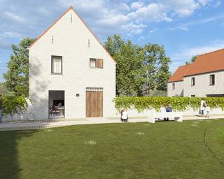 -- Stijlvol wonen in energiezuinige perfectie --<br /><br />Dit nieuwbouwproject omvat zeven stijlvolle woningen met een speelse en hedendaagse architectuur. De combinatie van doordachte vormgeving en praktische indeling zorgt voor een aangename en comfortabele woonbeleving.<br /><br />Elke woning wordt gerealiseerd met oog voor detail en volgens de regels van goed vakmanschap. Er wordt gewerkt met kwalitatieve materialen en een zorgvuldige afwerking, volledig conform het lastenboek.<br /><br />Dit project biedt je een ideale balans tussen esthetiek, kwaliteit en wooncomfort, perfect voor wie op zoek is naar een thuis in een rustige, aangename en kindvriendelijke omgeving.<br /><br />=> BEN-woning<br />Alle woningen worden BEN (Bijna Energie Neutraal) met een E-peil kleiner of gelijk aan E30. BEN-woningen verbruiken weinig energie voor verwarming, koeling, warm water en ventilatie. De energie die ze toch nodig hebben, wordt uit groene hernieuwbare energiebronnen gehaald.<br /><br />=> Afwerking<br />De woningen kunnen casco plus of volledig afgewerkt conform het lastenboek gekocht worden.<br />De geadverteerde prijs op de website is casco plus<br /><br />=> Indeling woning 5<br />-- Gelijkvloers: inkomhal, apart toilet, leefruimte met keuken en berging;<br />-- Verdieping: overloop, apart toilet, berging, drie slaapkamers en badkamer;<br />-- Zolder.