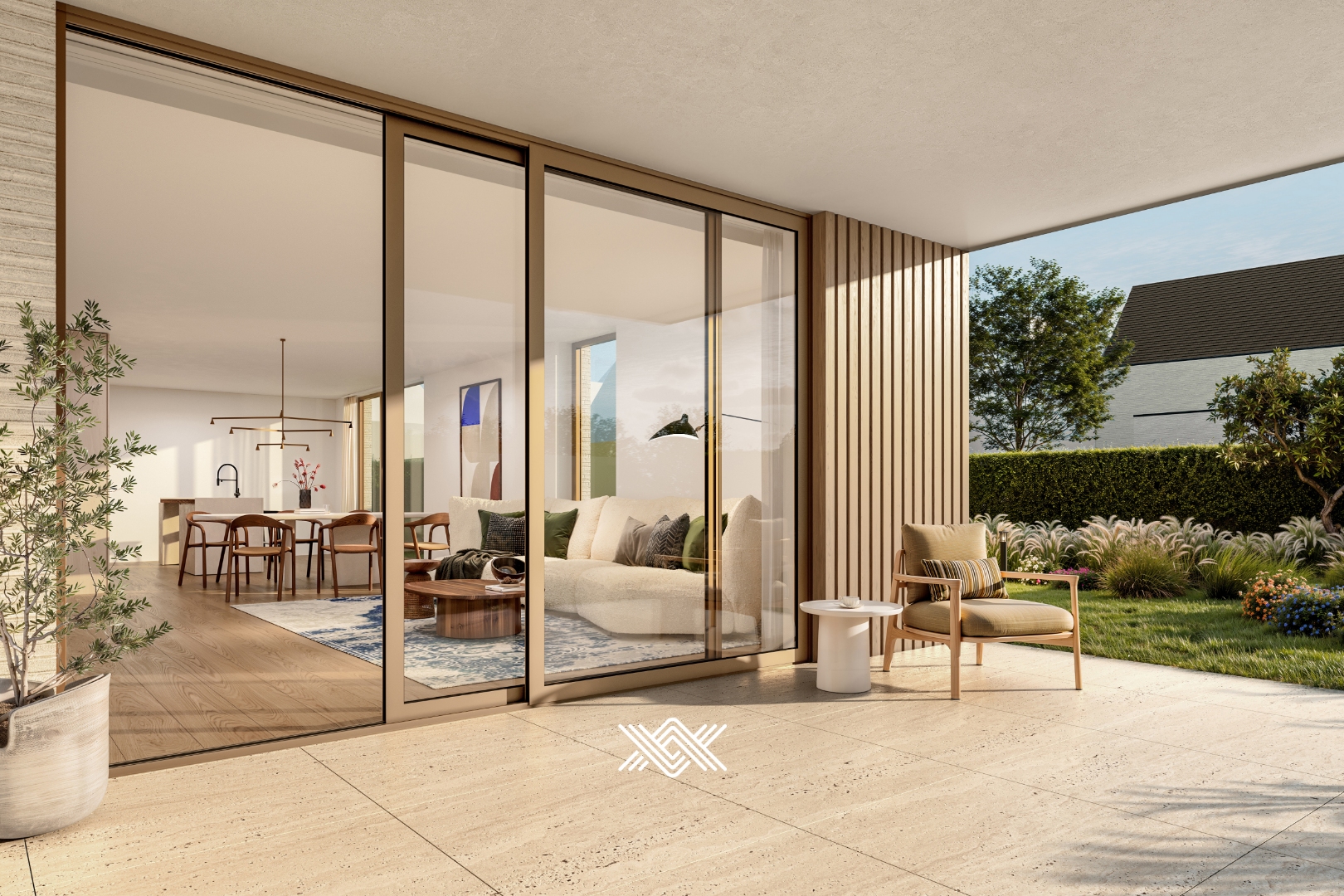 Tweeslaapkamer appartement met terras op het eerste verdiep - foto 1