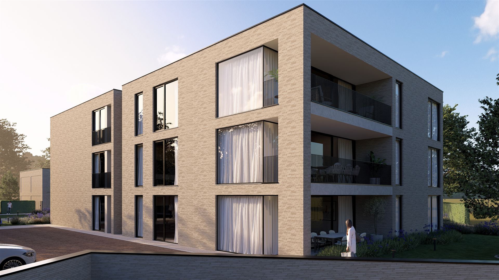 Nieuwbouwapp met 2 slpk - UPDATE bouwwerken gestart - foto 5