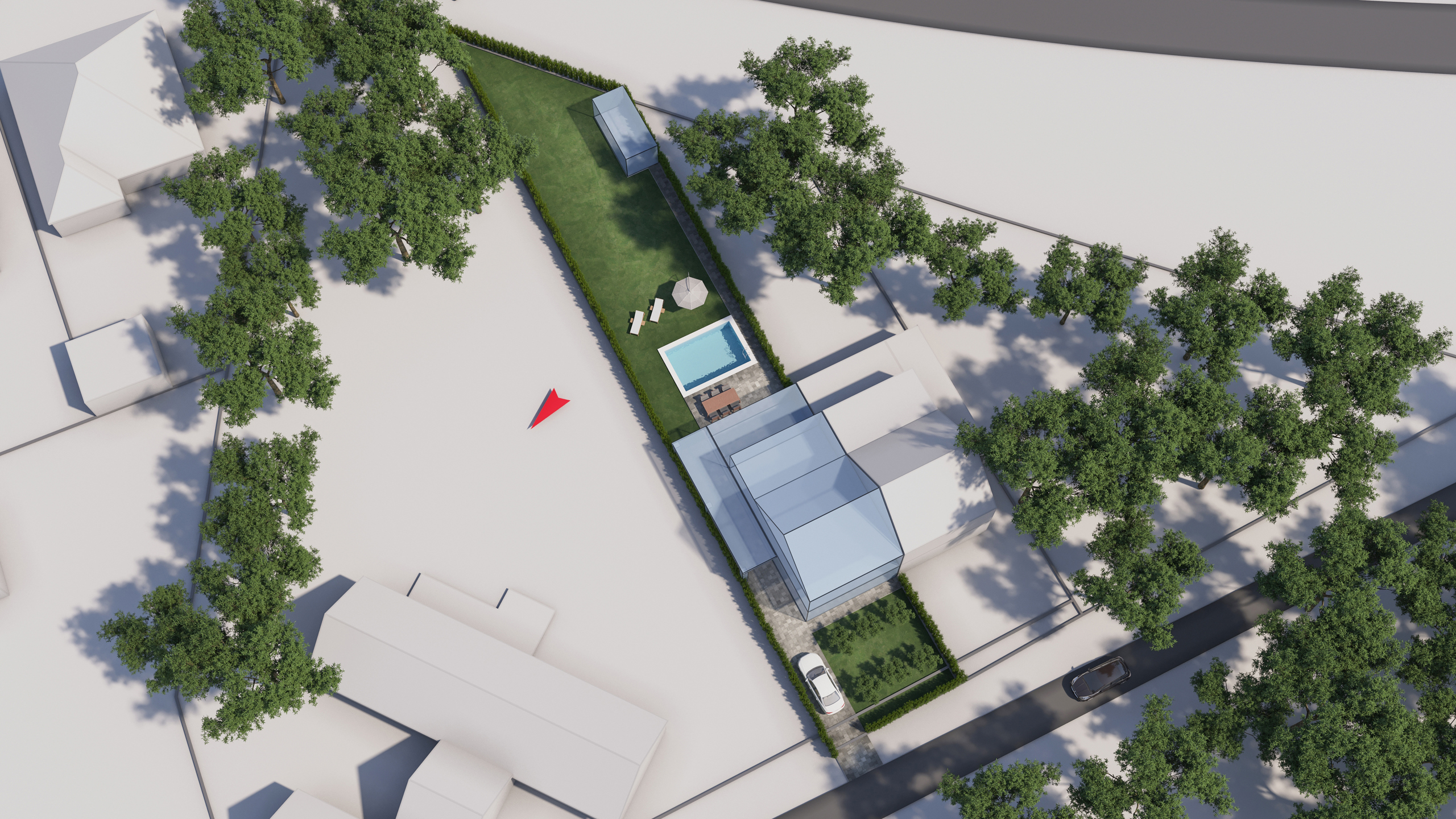 Bouwgrond van 688m² voor HOB op einde doodlopende straat - foto 1