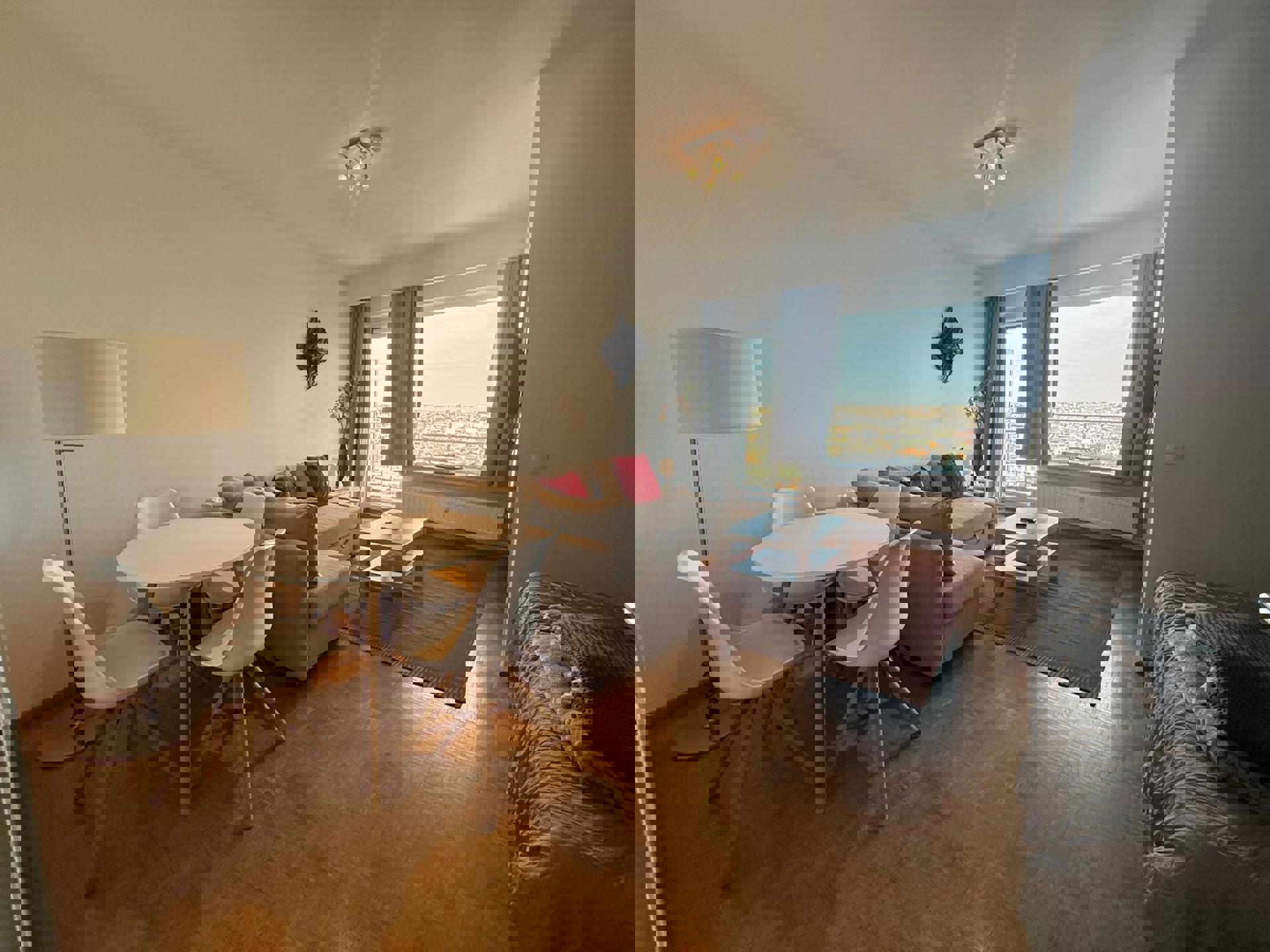 Gemeubelde studio met panoramisch uitzicht vanuit terras - foto 2