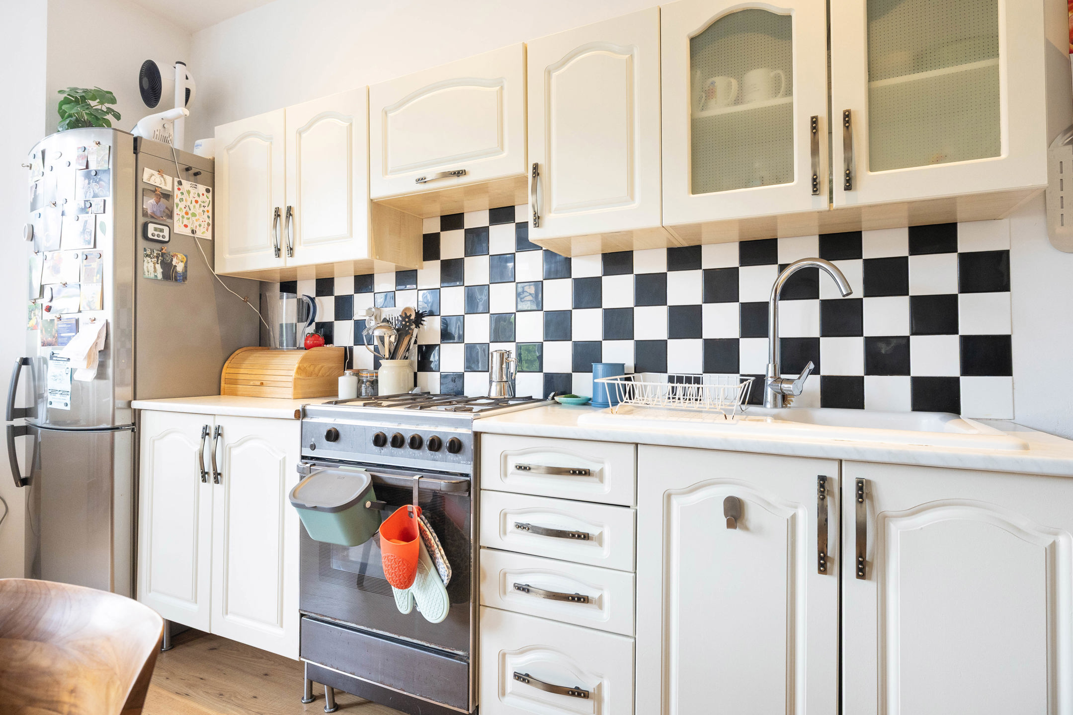 Mooi appartement 1 slaapkamer met kantoor/ dressing - foto 4