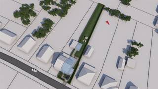 Zuidwestelijk georiënteerd perceel voor halfopen bebouwing van 9a07ca op rustige locatie Omgeving:+ Rustige woonwijk in een groene omgeving+ Talrijke...