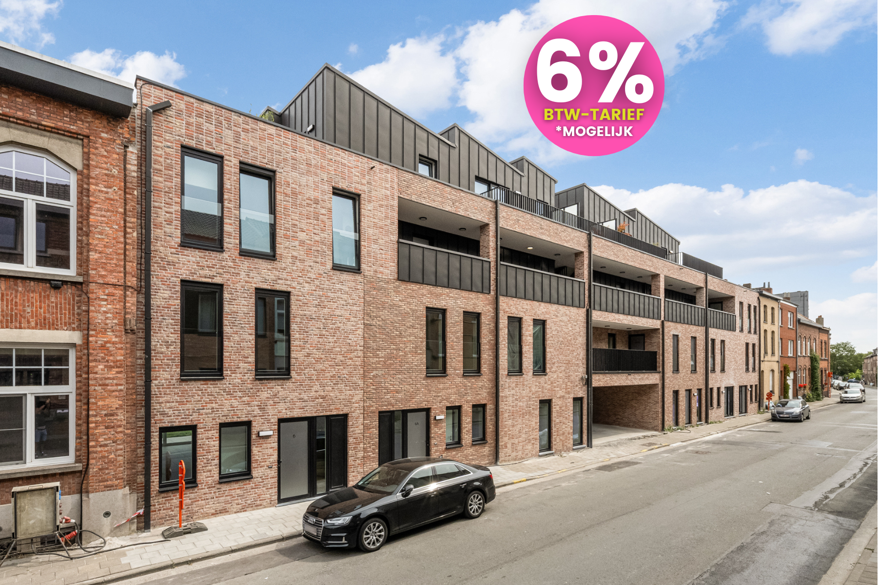 Nieuwbouw maisonnette met 3 slpks + terras - foto 1