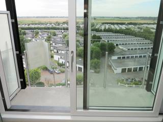 Residentie PARK : Op de 6de verdieping met panoramische zicht op het Hinterland, knusse zonnige studio op 250m van het strand, bestaande uit :...