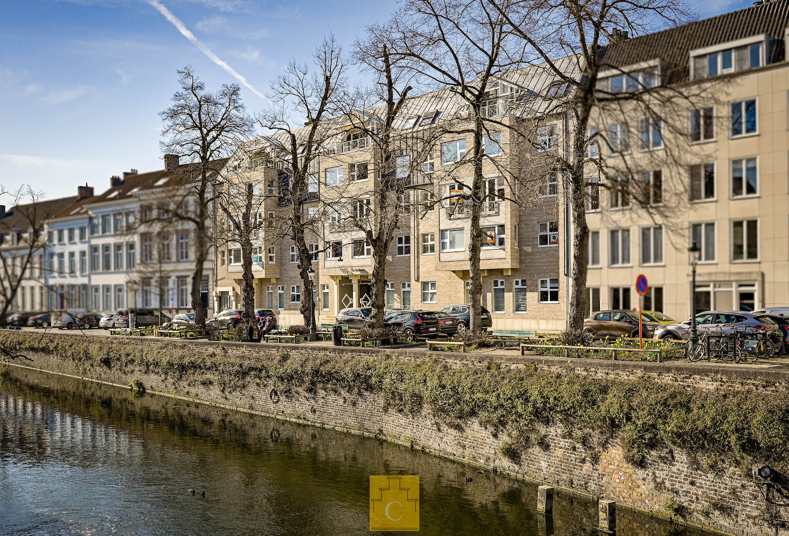 groot appartement (159 m2) met 3 slaapkamers aan de Augustijnenrei, 1ste verdieping, garagebox kan bijgekocht worden - foto 1
