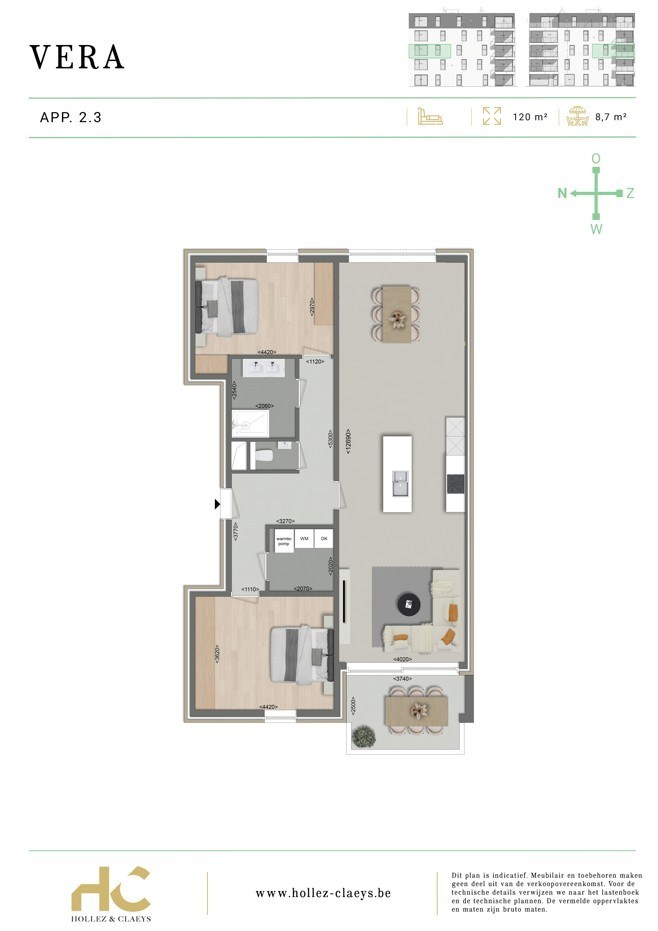 Appartement à vendre à Houthulst avec 3 chambres - photo 2