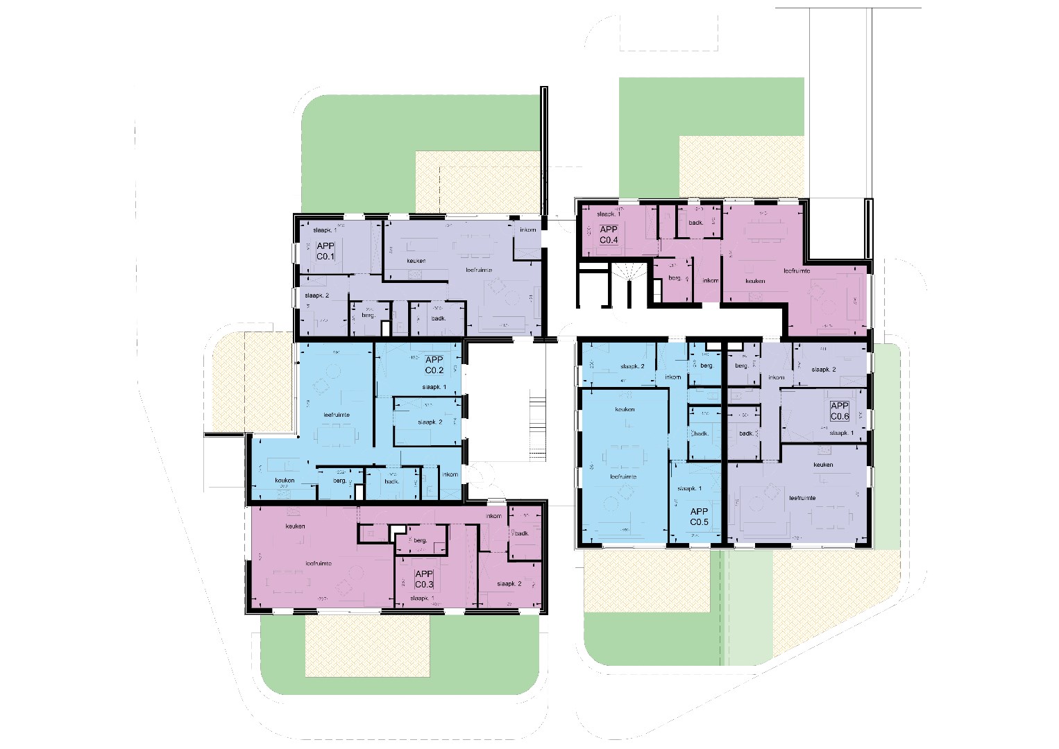 Gelijkvloers nieuwbouwappartement met twee slaapkamers en tuin - foto 5